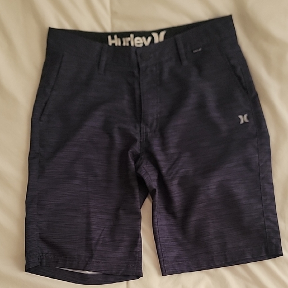 Hurley Men's Dark Blue Hybrid Shorts Size 30